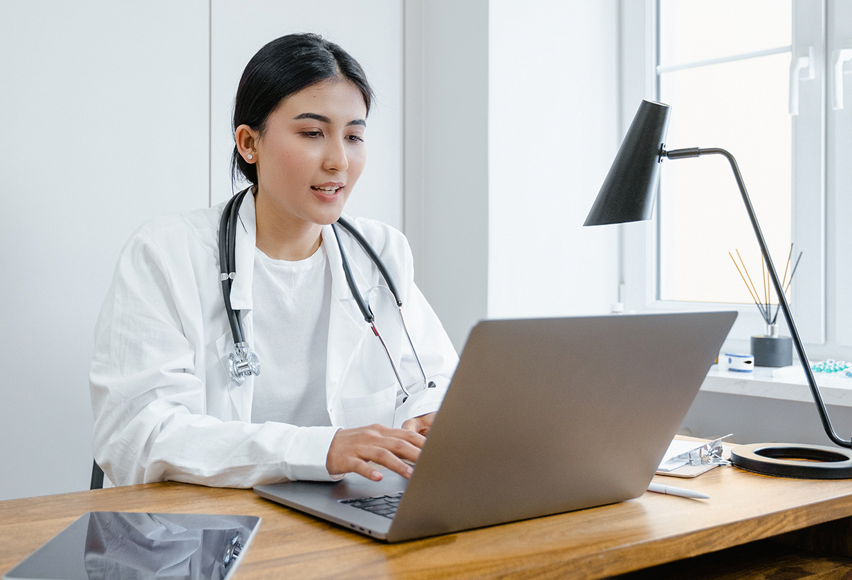 Doctor at work