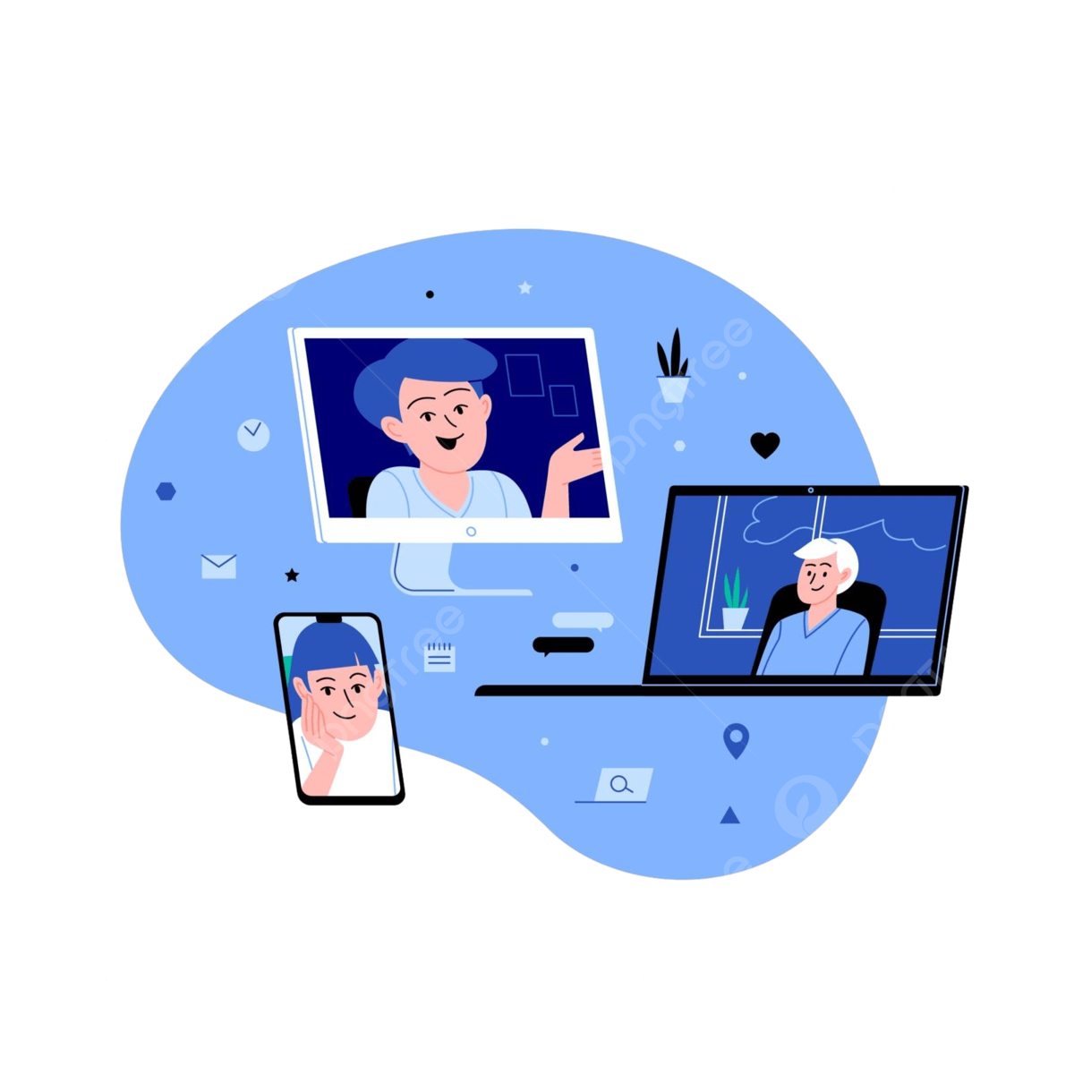 Google Meet Illustration